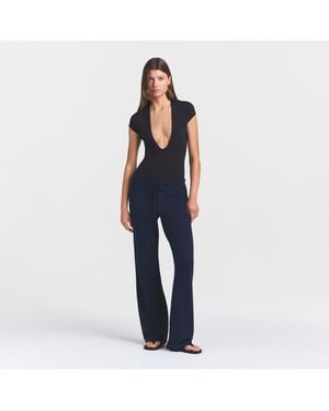 Skims Straight Leg Pants - Blue