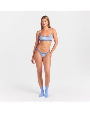 Skims Logo Picot String Bikini - Orange