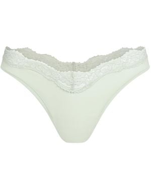 Skims Dipped Thong - White