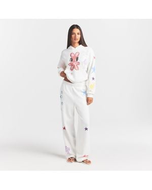 Skims Classic Straight Leg Pants - White