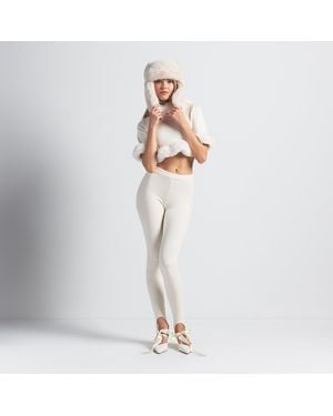 Skims Trapper Hat - White