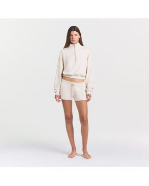 Skims Half Zip - White