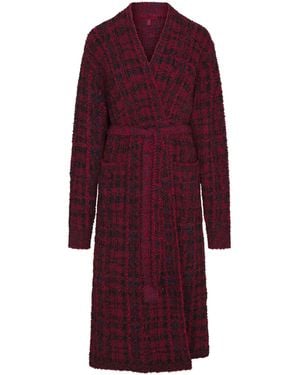 Skims Knit Robe - Red