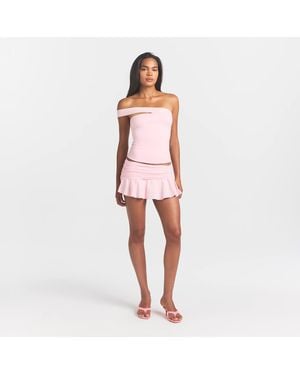 Skims Asymmetrical Top - Pink