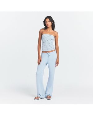 Skims Straight Leg Pants - Blue