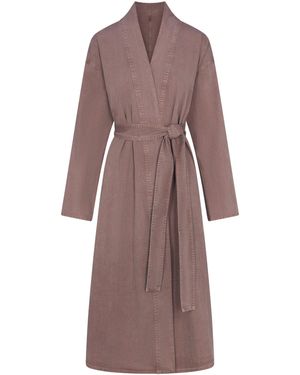 Skims Long Robe - Brown