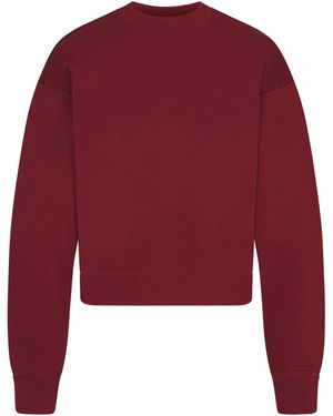 Skims Classic Crewneck - Red