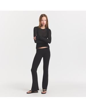 Skims Long Sleeve Top - Black