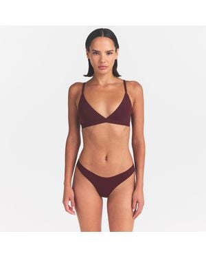 Skims Triangle Bralette - Red