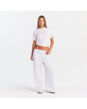 Skims Knot Back T-Shirt - White