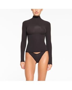 Skims Turtleneck Top - Black