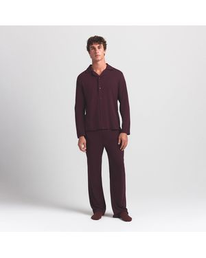 Skims Jersey Sleep Sleep Set - Purple