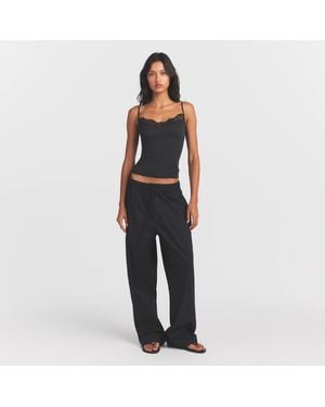 Skims Lace Cami Top - Black