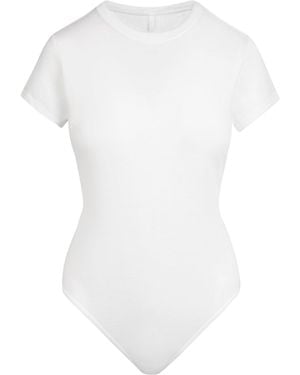 Skims T-Shirt Bodysuit - White