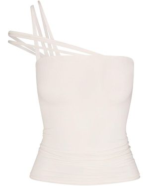 Skims Sheer Modal Top - White