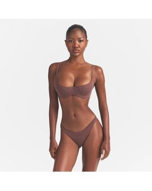 Skims Scoop Bra - Brown