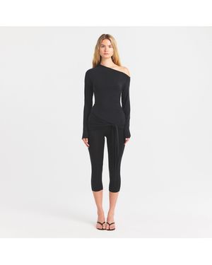 Skims Asymmetrical Top - Black