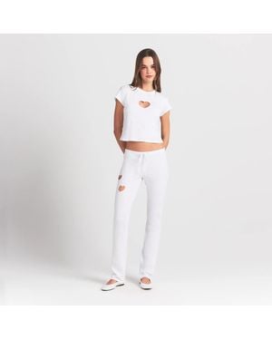 Skims Heart Baby T-Shirt - White