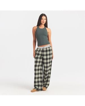 Skims Rib Sleep Tank Top - Green