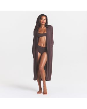Skims Cloud Sleep Duster - Gray
