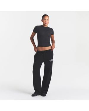Skims Classic Straight Leg Pants - Black