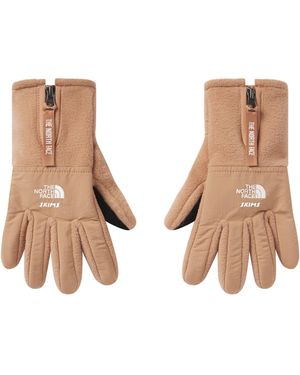 Skims Retro Denali Fleece Gloves - Natural
