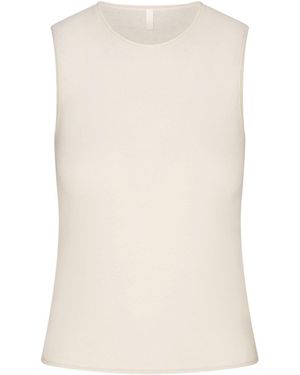 Skims Sleeveless Top - White