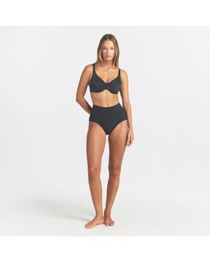 Skims Unlined Minimizer Bra - Black
