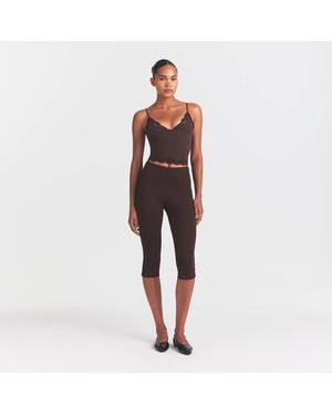 Skims High-Waisted Capri - Brown