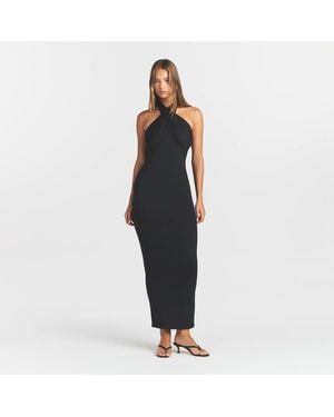 Skims Convertible Long Dress - Black