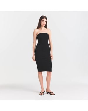 Skims Strapless Midi Dress - Black