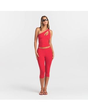 Skims High-Waisted Capri - Red