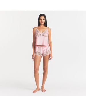Skims Lace Cami Top - Red