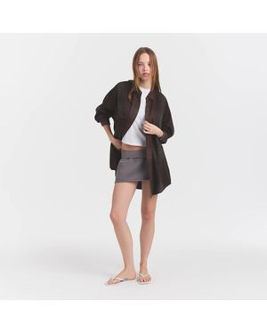 Skims Oversized Shirt - Black