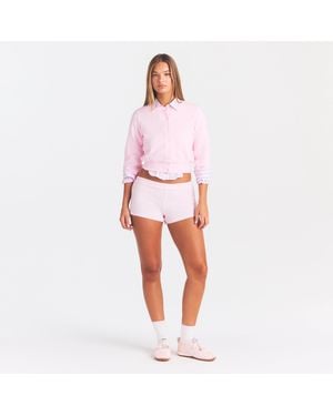 Skims Shrunken Cardigan - Pink