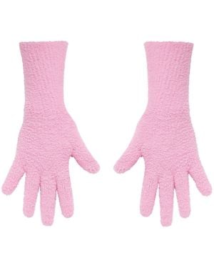 Skims Knit Gloves - Pink