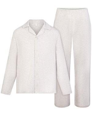 Skims Jersey Sleep Sleep Set - Gray