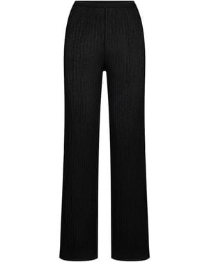Skims Straight Leg Pants - Black