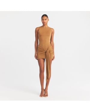 Skims Wrap Mini Dress - Multicolor