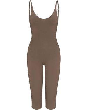 Skims Capri Catsuit (Bodysuit) - Brown