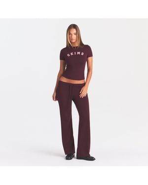 Skims Straight Leg Pant - Red