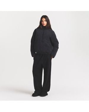 Skims Half Zip Jacket - Black