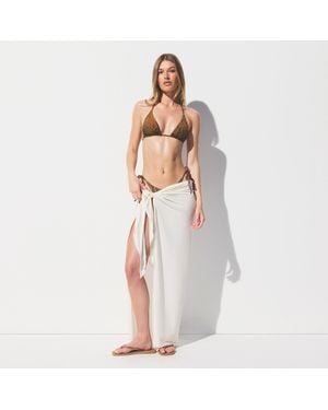 Skims Cotton Tie Sarong - Natural