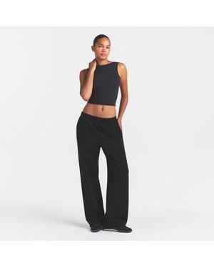 Skims Oversized Straight Leg Pants - Blue