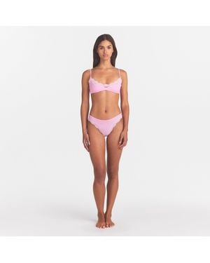 Skims Triangle Bralette - Red