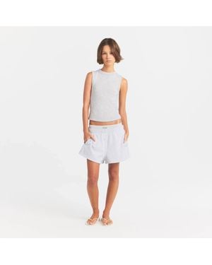 Skims Double Waistband Short - White