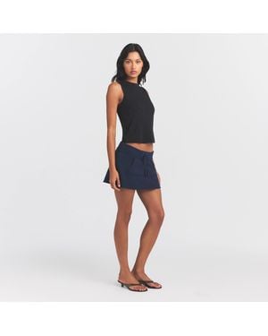 Skims High Crew Tank Top - Blue