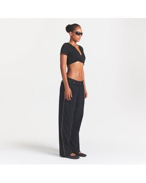 Skims Oversized Pants Obsidian/Olvgry/(Olvgry) - Blue
