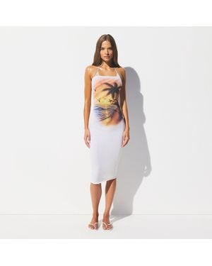 Skims Cotton Tube Dress - White