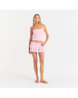 Skims Ruffle Cami Top - Pink